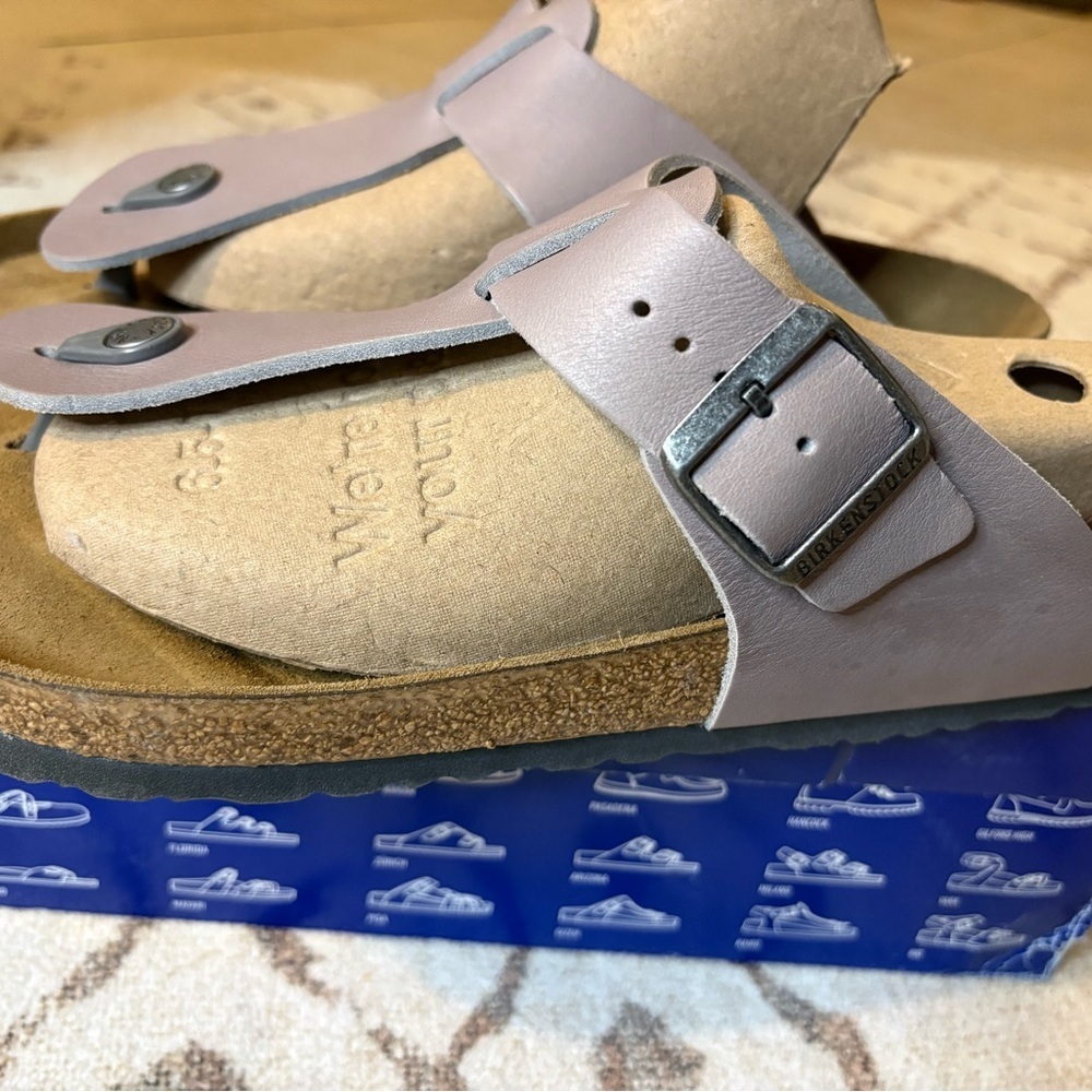 NIB Birkenstock Medina in Stone Coin size 45 - Picture 5 of 9